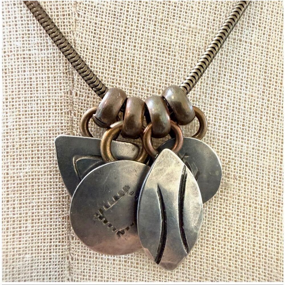 Marjorie Baer San Francisco Mixed Metal Charm Necklace
